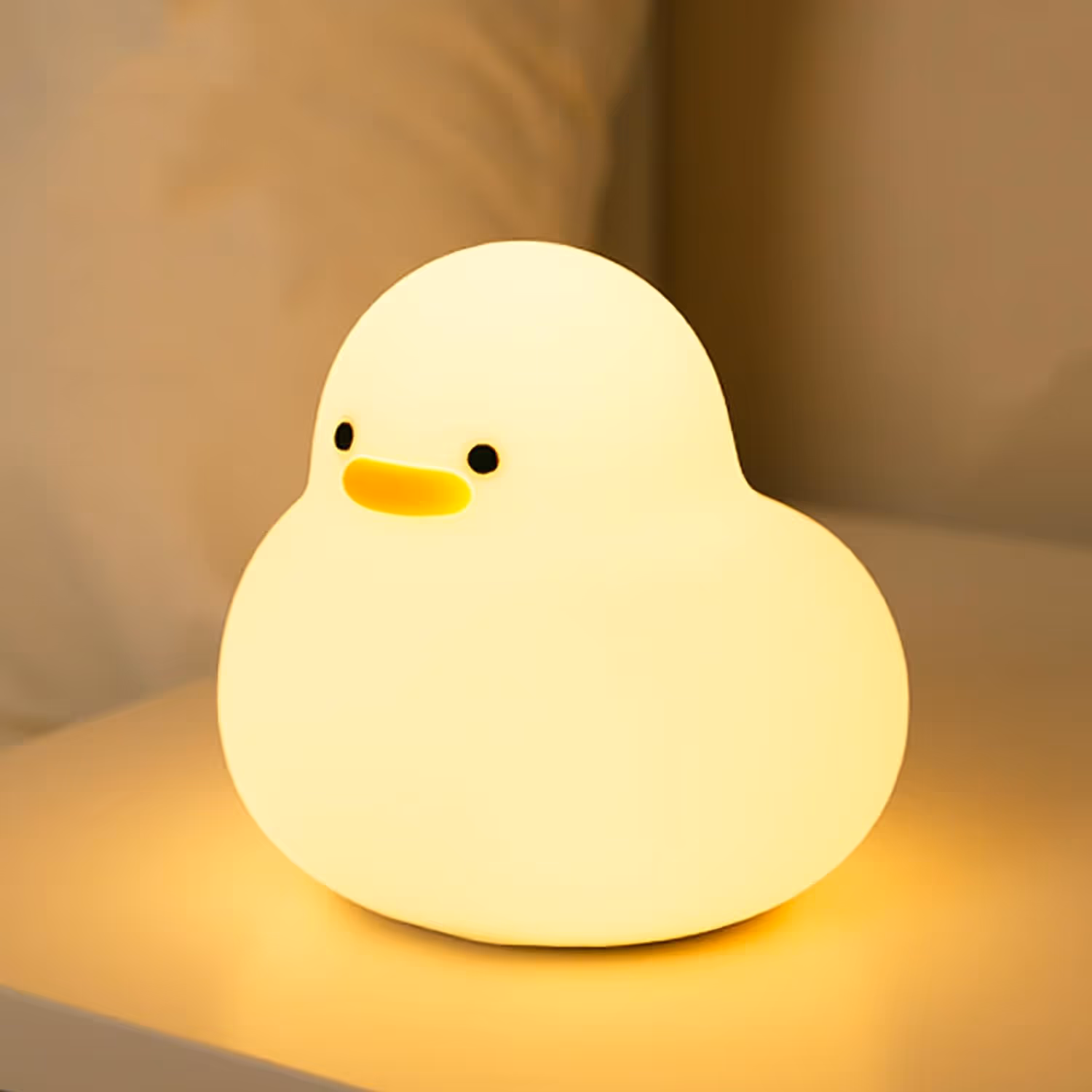 Cute Silicone Duckling Nursery Lamp